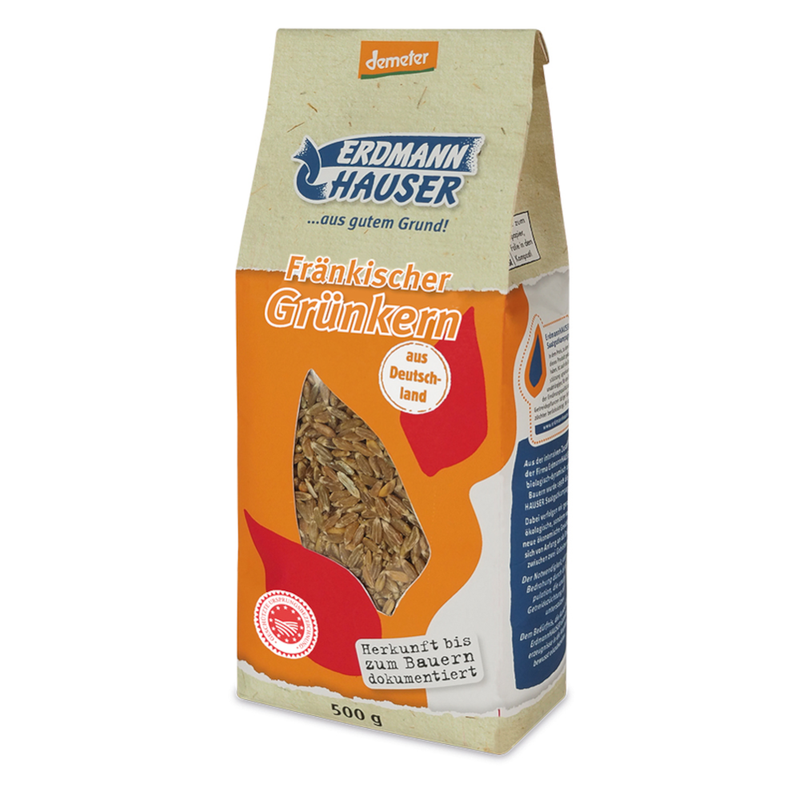 ErdmannHAUSER Getreideprodukte ErdmannHAUSER demeter Fränkischer Grünkern - Produktbild