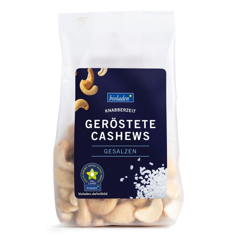 bioladen Geröstete Cashews mit Salz - Produktbild