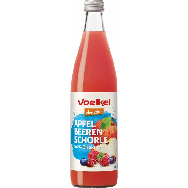 Voelkel Apfel Beeren Schorle 54% Direktsaft - Produktbild