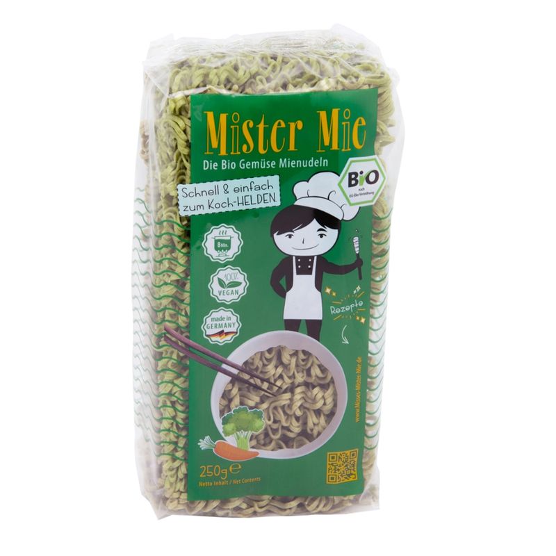 Misses & Mister Mie Mister Mie Bio Gemüse Mie-Nudeln - Produktbild