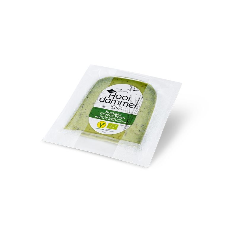 Hooidammer Hooidammer Käsezubereitung aus Bio Schnittkäse Grünes Pesto Kräuter nach niederländischer Herstellungsart 4/5kg mindestens 50% Fett i. Tr. - Produktbild