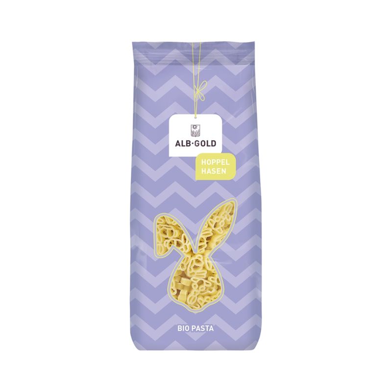 ALB-GOLD ALB-GOLD Bio Hoppel Hasen Pasta 250g - Produktbild
