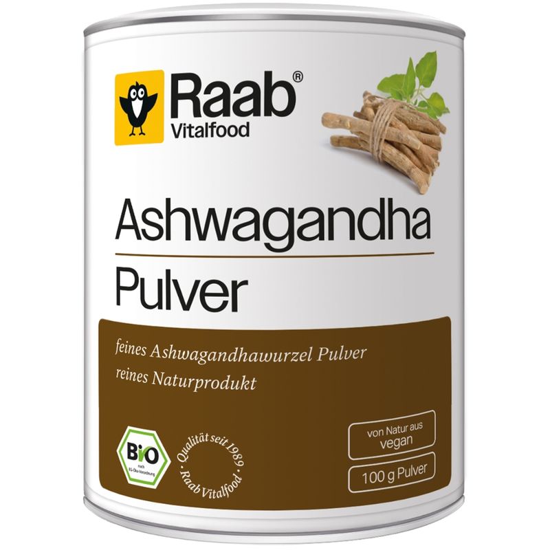 Raab Vitalfood Bio Ashwagandha Pulver - Produktbild