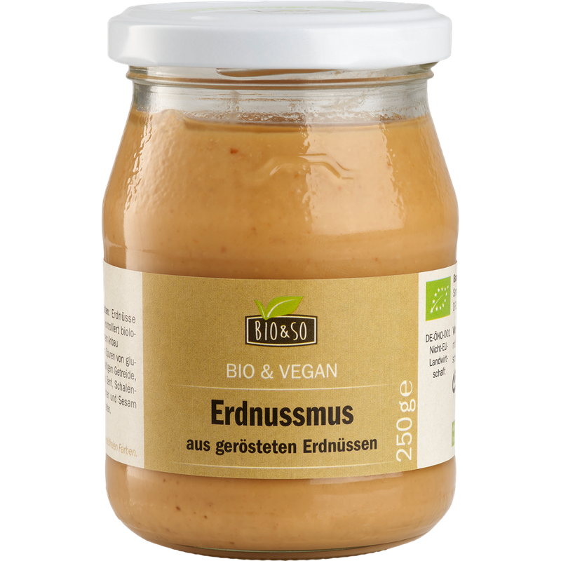 Bio&So Erdnussmus, 250g - Produktbild