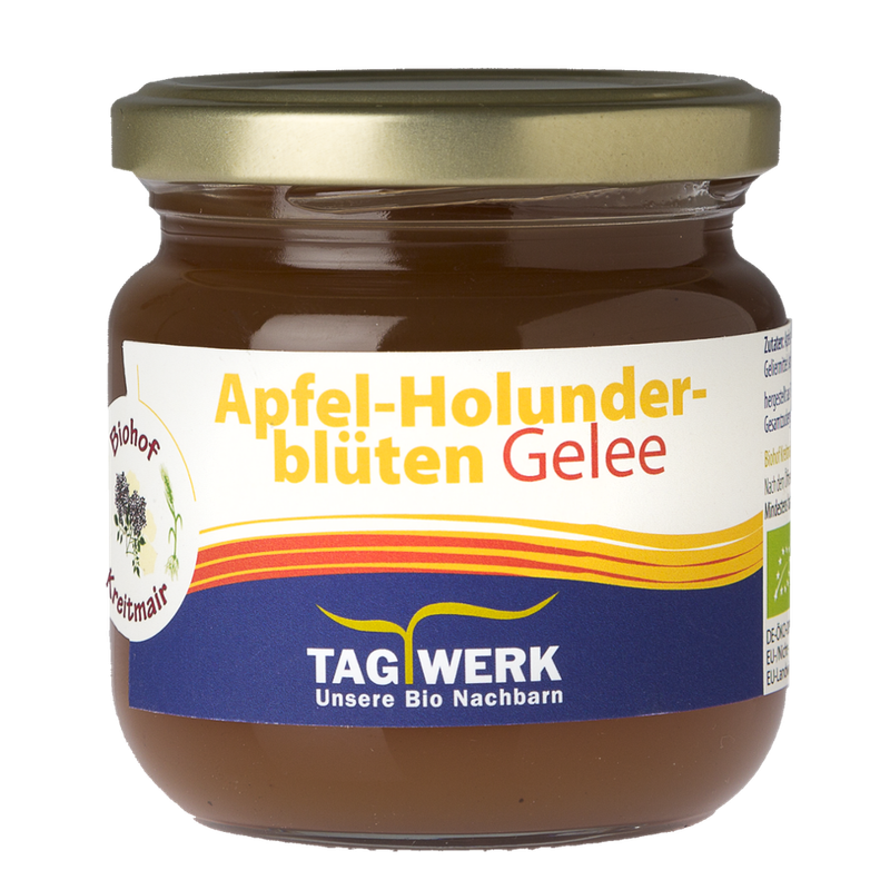 TAGWERK Apfel-Holunderblüten Gelee vom Biohof Kreitmair - Produktbild
