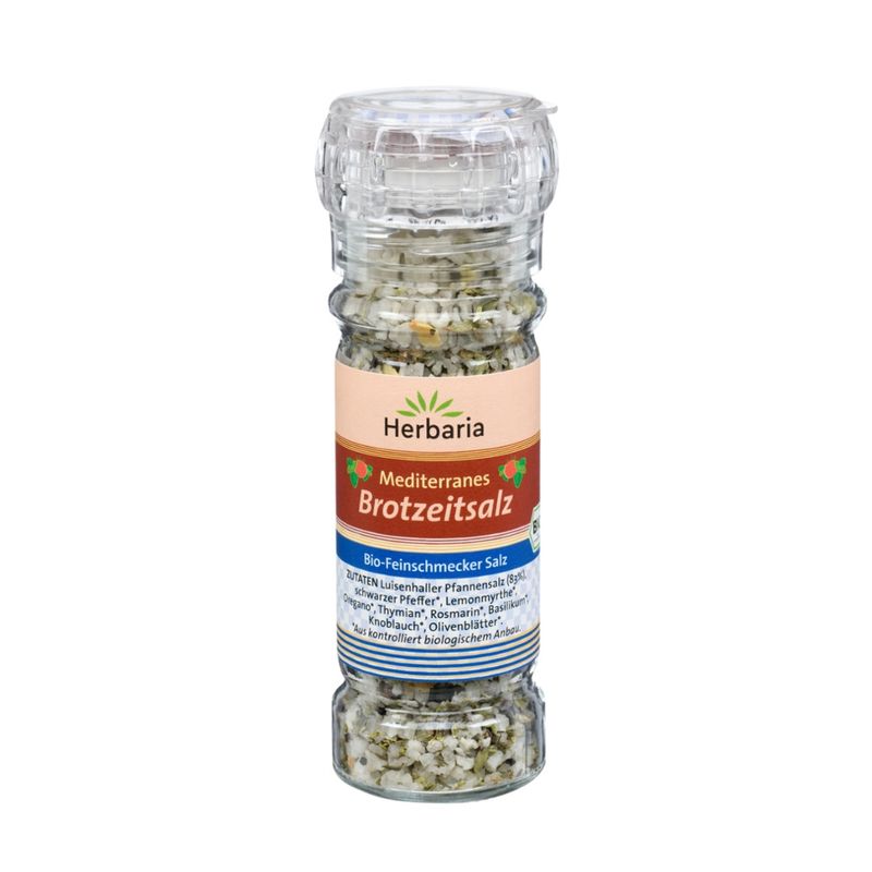 HERBARIA Mediterranes Brotzeitsalz bio Mühle - Produktbild