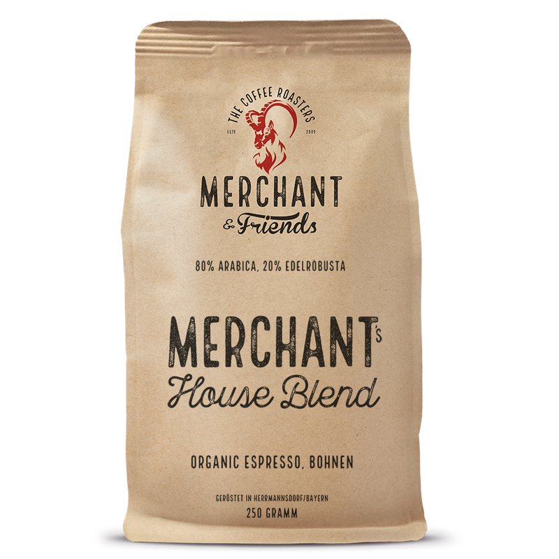 Merchant & Friends Merchant's House Blend  ORGANIC ESPRESSO - Produktbild