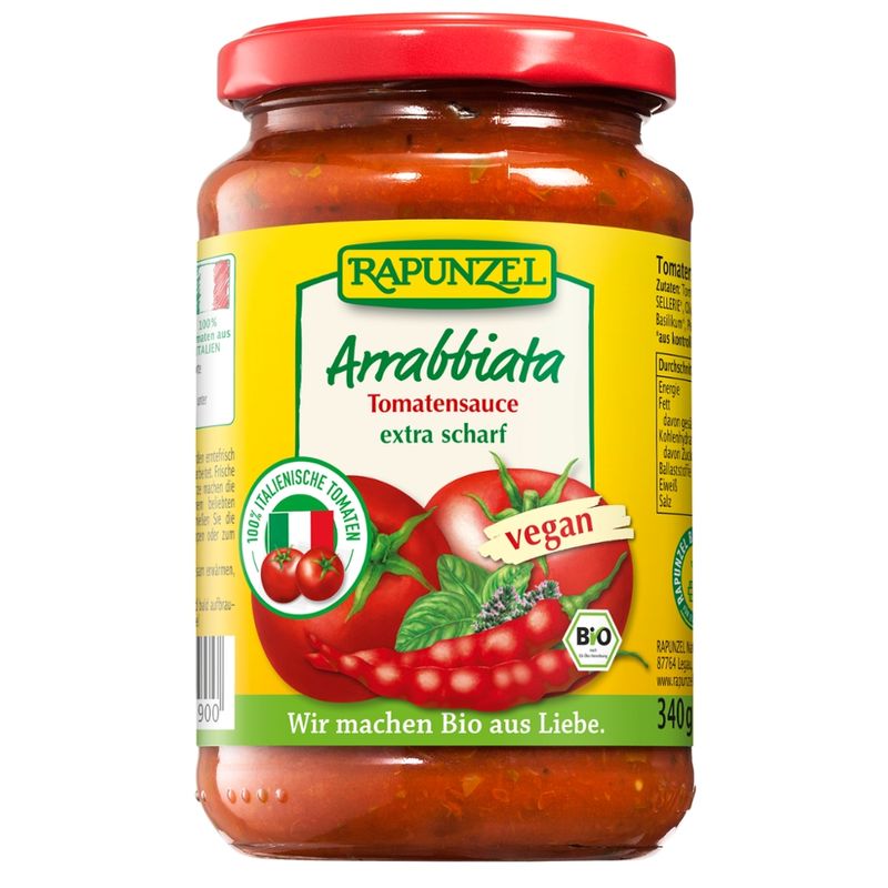 Rapunzel Tomatensauce Arrabbiata - Produktbild