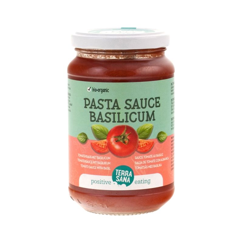 TerraSana Tomatensauce mit Basilikum - Produktbild