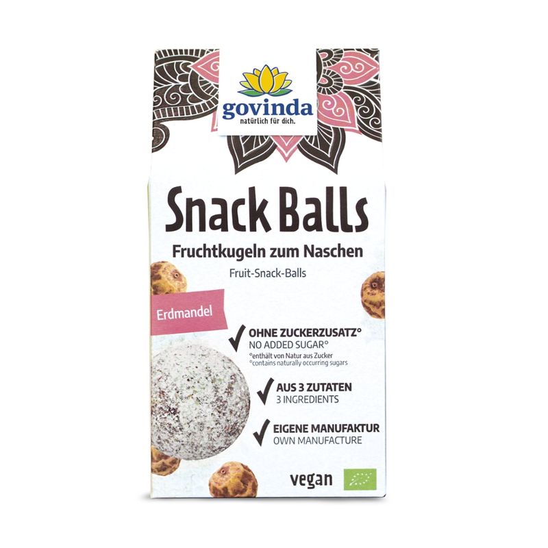 Govinda Snack Balls Erdmandel - Produktbild