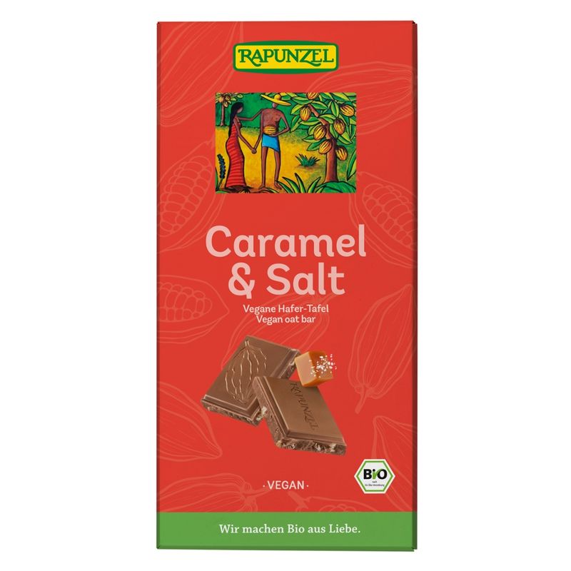 Rapunzel Caramel & Salt vegane Hafer-Tafel - Produktbild