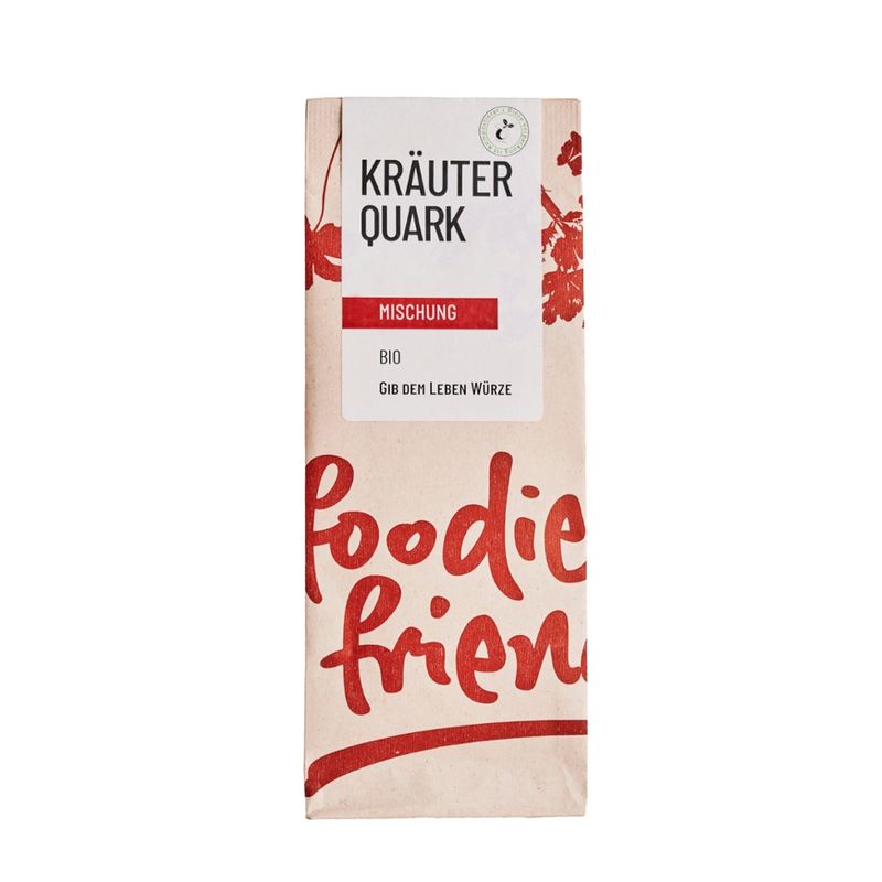 foodie & friends BIO Kräuterquark Gewürz in einer kompostierbaren Tüte - Produktbild