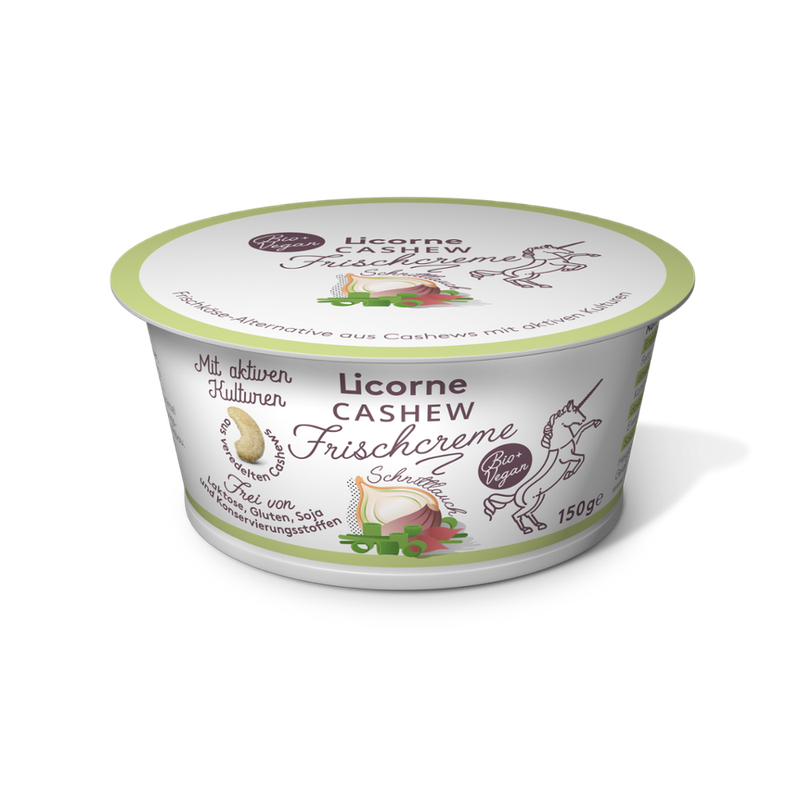 Licorne Bio Vegane Cashewfrischcreme Schnittlauch - Produktbild