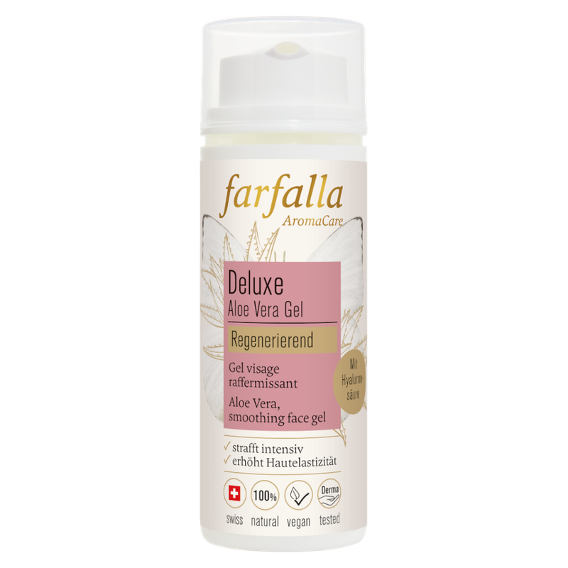 farfalla Aloe Vera, Straffendes Deluxe Gesichtsgel, 50ml, regenerierend - Produktbild