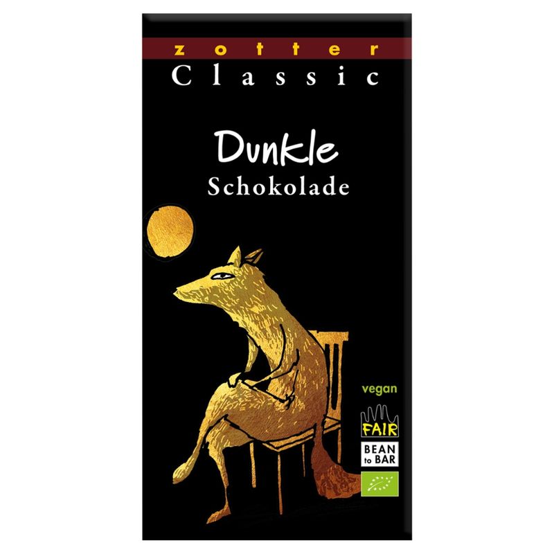 Zotter Schokolade Classic Dunkle Schokolade - Produktbild