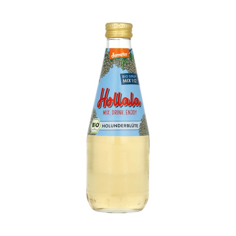 Hollala HOLLALA - Bio (Demeter)  Sirup Holunderblüte 330ml - Produktbild