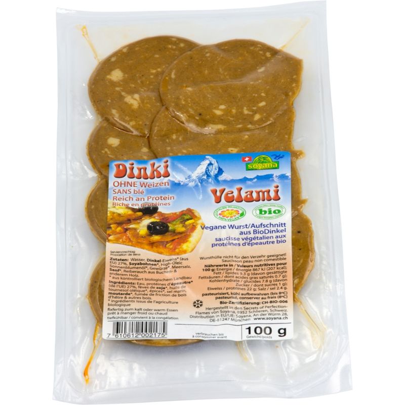 Soyana Dinki Velami - veganer Aufschnitt aus BioDinkel - Produktbild