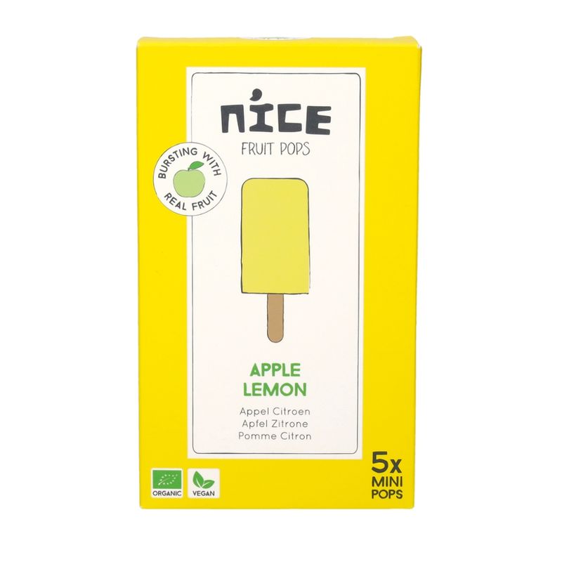 NICE NICE Fruit Pops Multipack Apfel Zitrone BIO - Produktbild