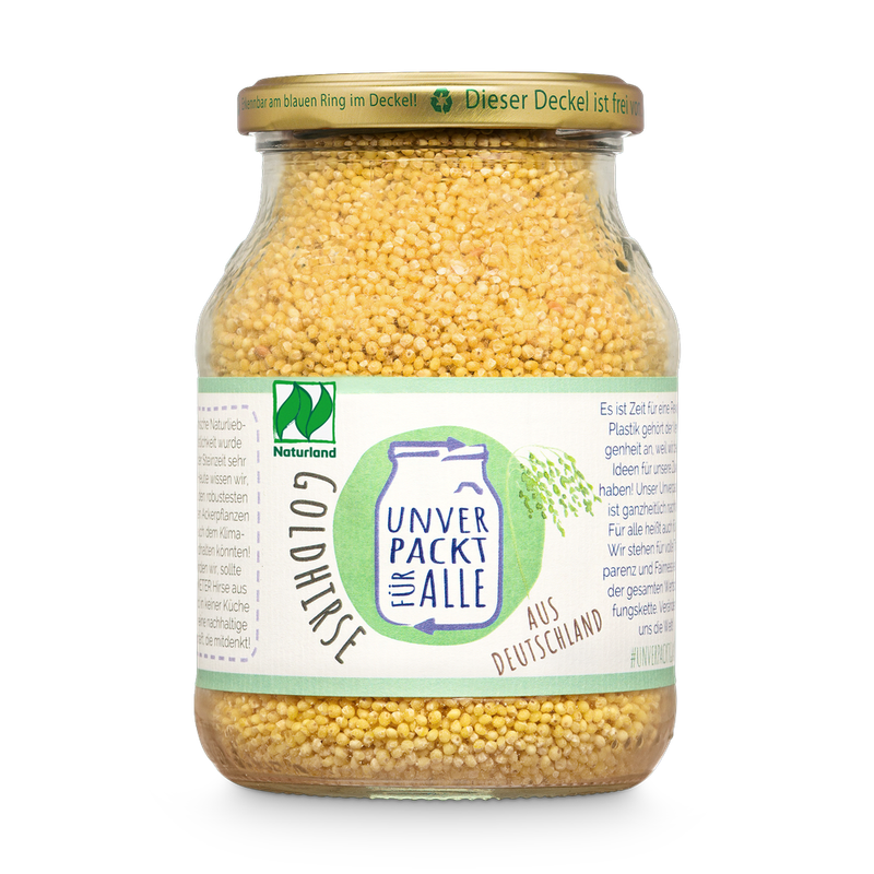 Unverpackt für alle Goldhirse, geschält, Naturland, MMP-gr, 430g - Produktbild