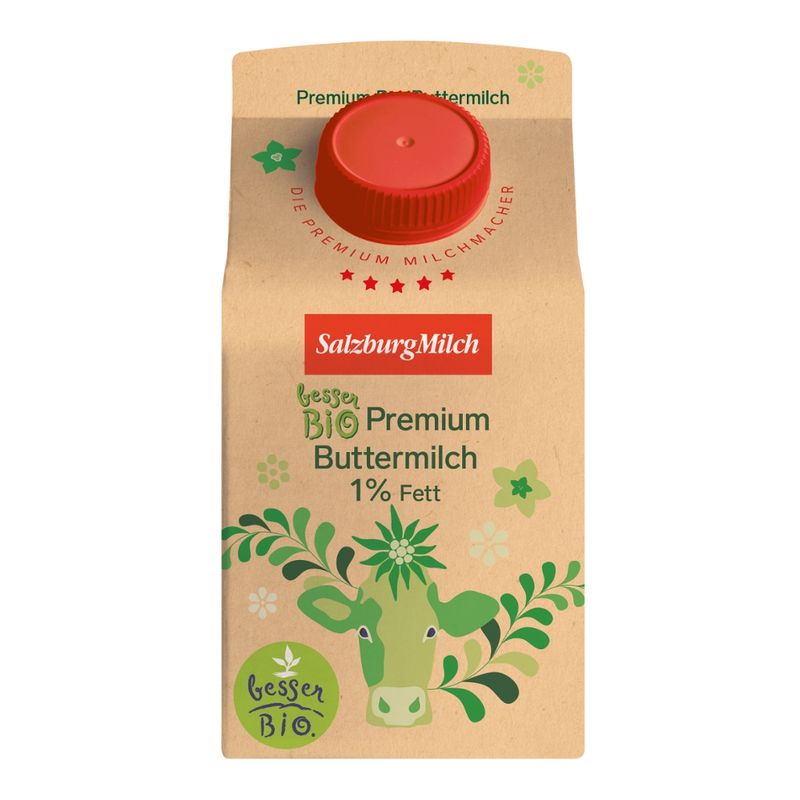 SalzburgMilch SalzburgMilch Bio Premium Buttermilch 500ml - Produktbild