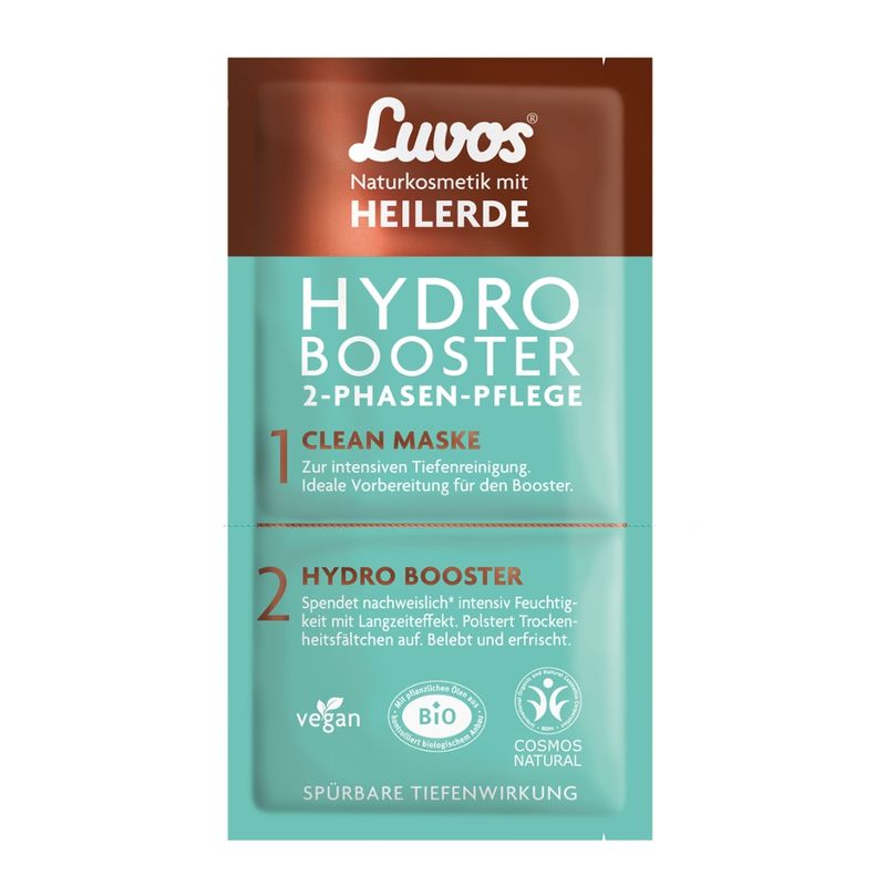 Luvos Naturkosmetik mit Heilerde  Luvos-Heilerde Hydro Booster mit Clean Maske 2-Phasen-Pflege - Produktbild