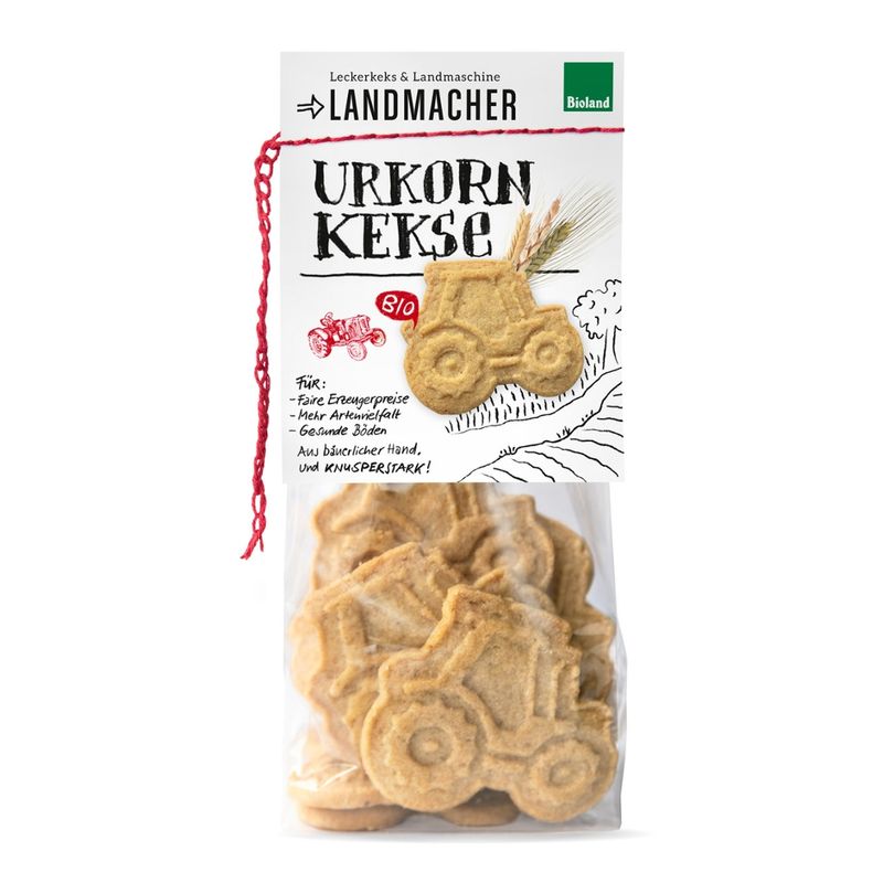 Landmacher Bio-Urkorn-Kekse (125g), Bioland - Produktbild