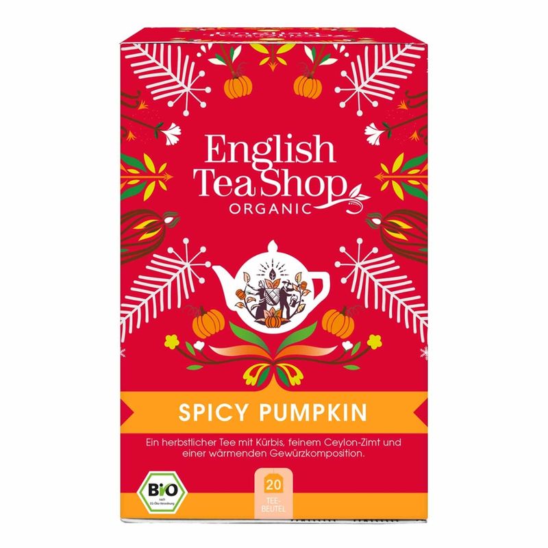 English Tea Shop English Tea Shop - Wintertee 'Spicy Pumpkin', BIO, 20 Teebeutel - Produktbild