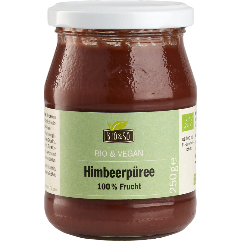 Bio&So Himbeerpüree, 250g - Produktbild