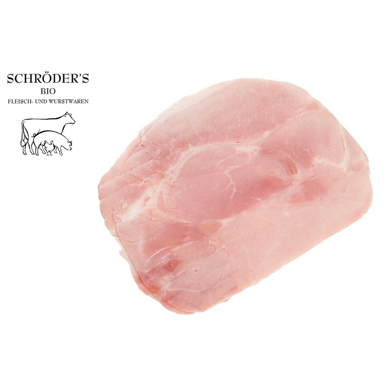 Schröder's Bio Fleisch- und Wurstwaren Italienischer Kochschinken Mattonella 80 g - Produktbild