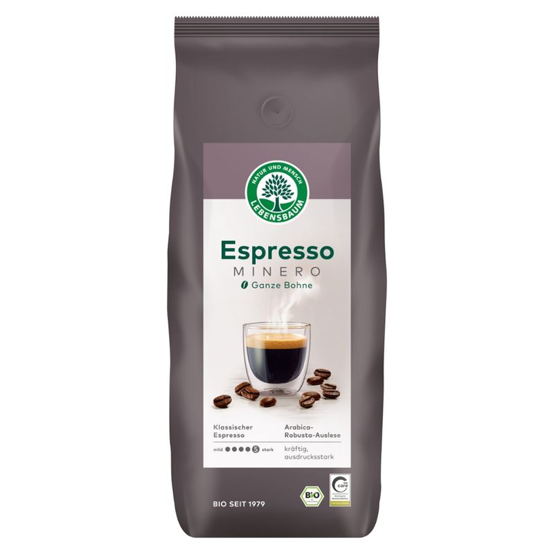 LEBENSBAUM Espresso Minero, ganze Bohne - Produktbild