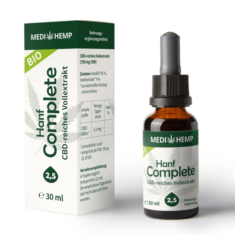MEDIHEMP Bio Hanf Complete 2,5% - Produktbild