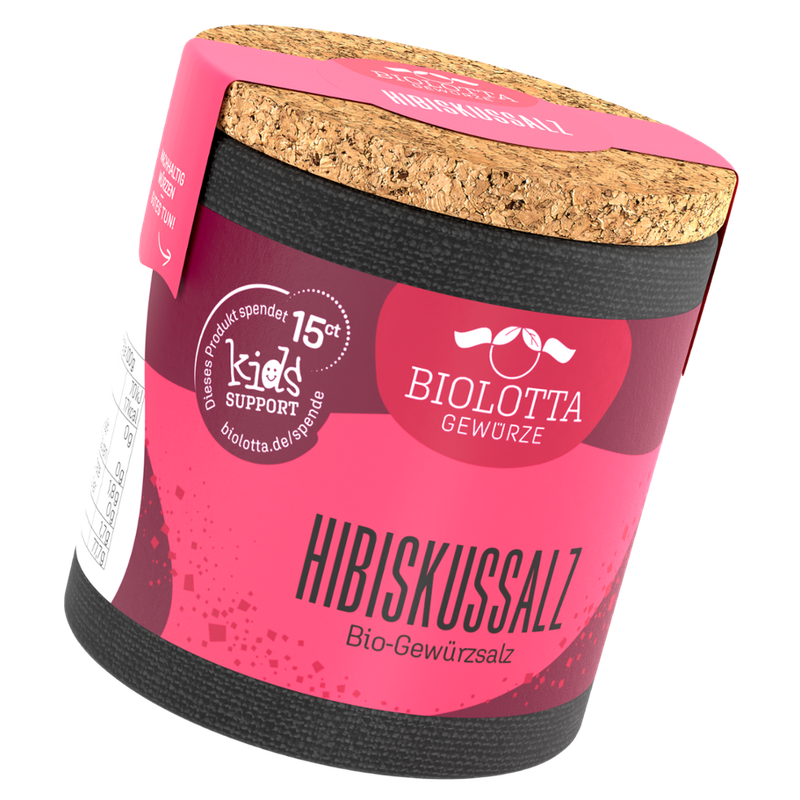 Biolotta Biolotta Korkdose Hibiskussalz Bio-Gewürzsalz - Produktbild