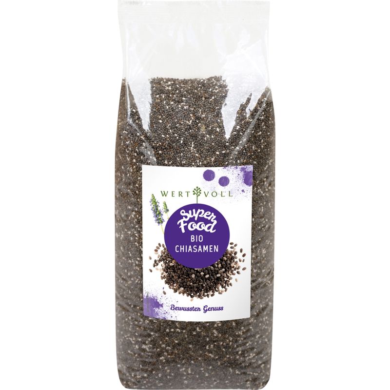 WERTVOLL WERTVOLL Bio Chiasamen 1000 g, International - Produktbild