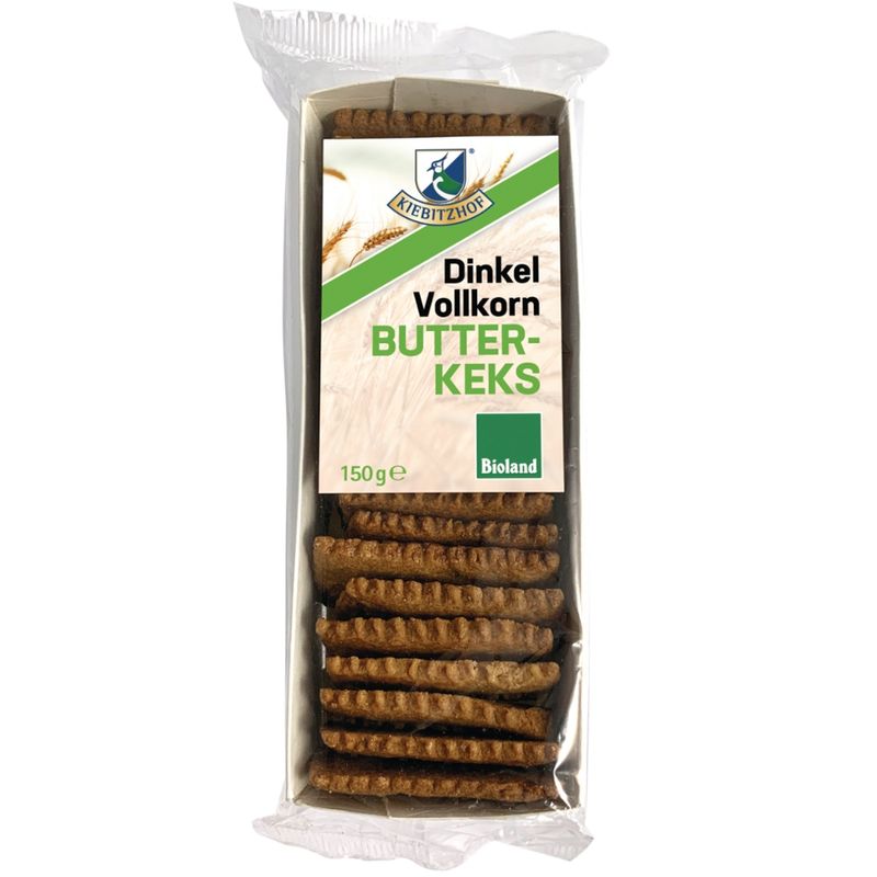 Kiebitzhof Bio Dinkelvollkorn Butterkeks - Produktbild