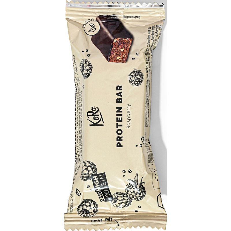KoRo Handels GmbH Veganer Bio Proteinriegel Raspberry 50 g - Produktbild