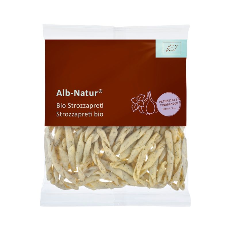 Alb-Natur® Alb-Natur® Frische Bio Strozzapreti Petersilie / Knoblauch - Produktbild