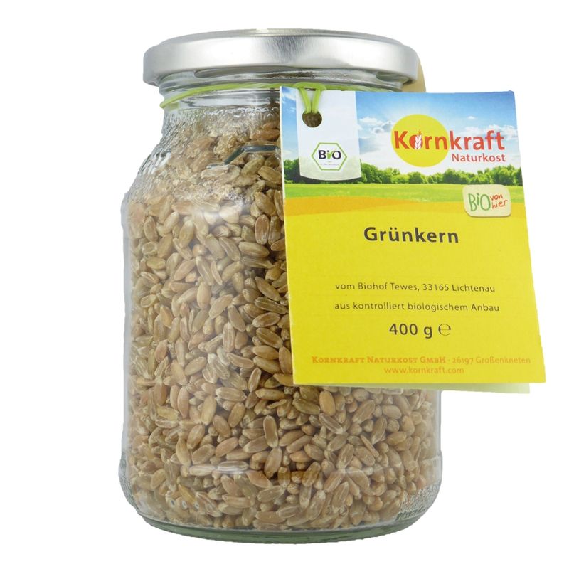 Kornkraft Grünkern 400 g Pfandglas - Produktbild