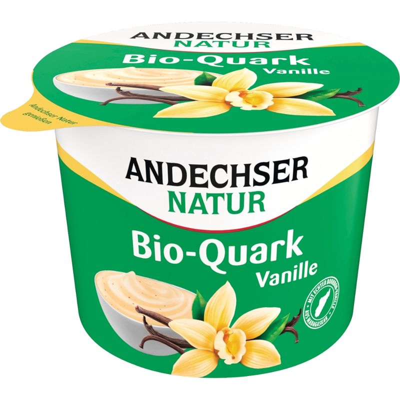 Andechser Natur Bio Fruchtquark Vanille 20% - Produktbild