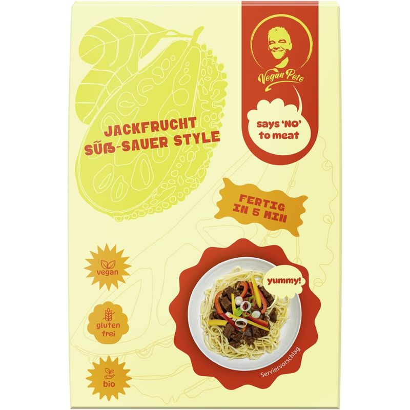 Vegan Pete Jackfrucht Süß-Sauer Style 250g - Produktbild