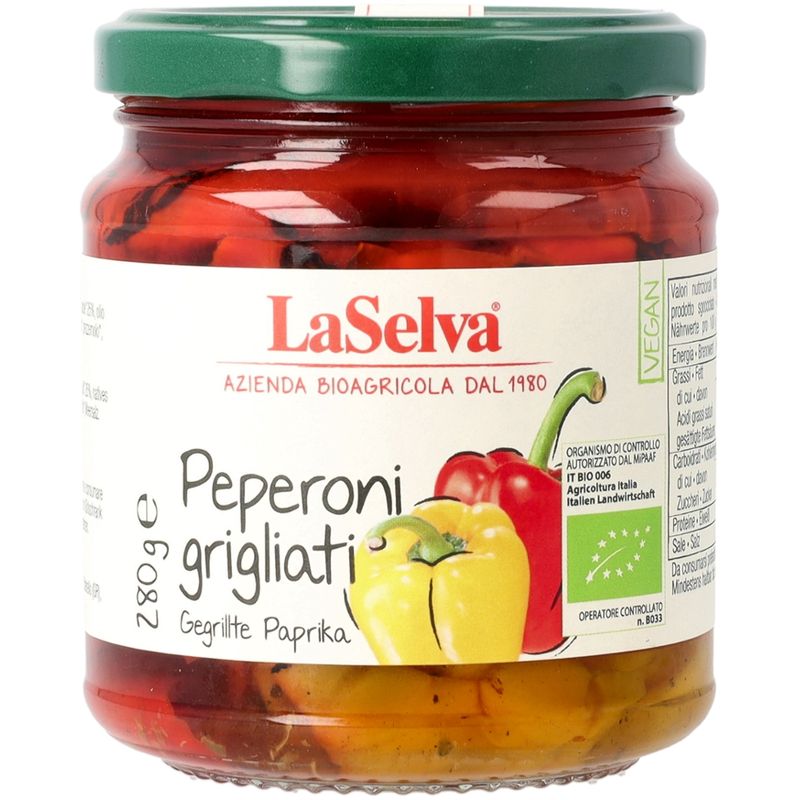 LaSelva Gegrillte Paprika in Öl - Produktbild