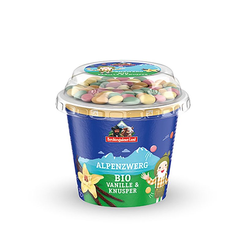 Berchtesgadener Land Bio Alpenzwerg Bio-Vanille & Knusper 3,9% Fett NL-Fair - Produktbild