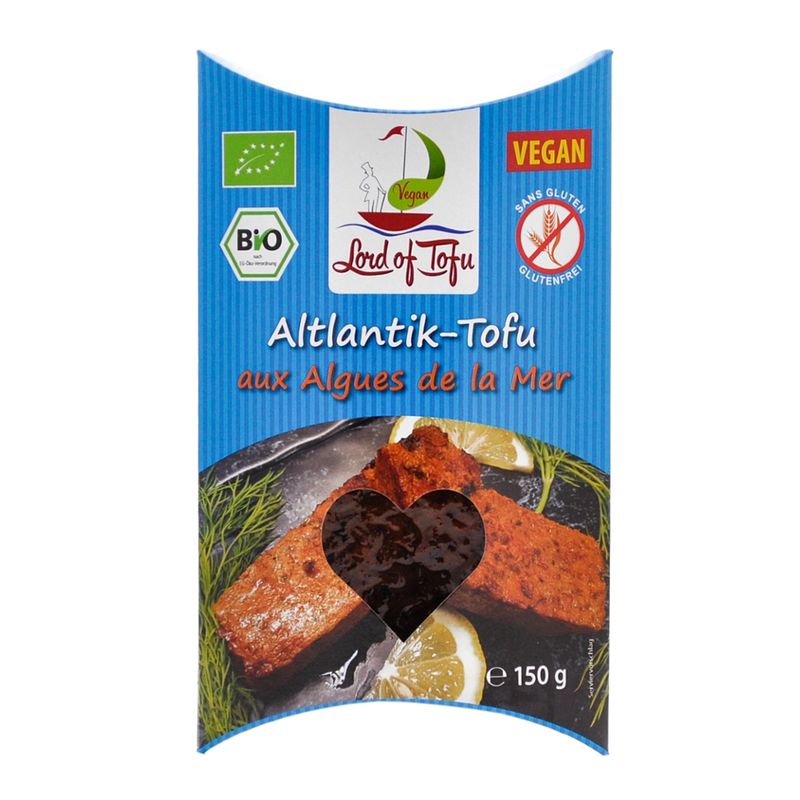 Lord of Tofu Atlantik-Tofu aux Agues de la Mer (vorher: Tofu-Frischfilet, vegane Alternative zu Lachs) - Produktbild