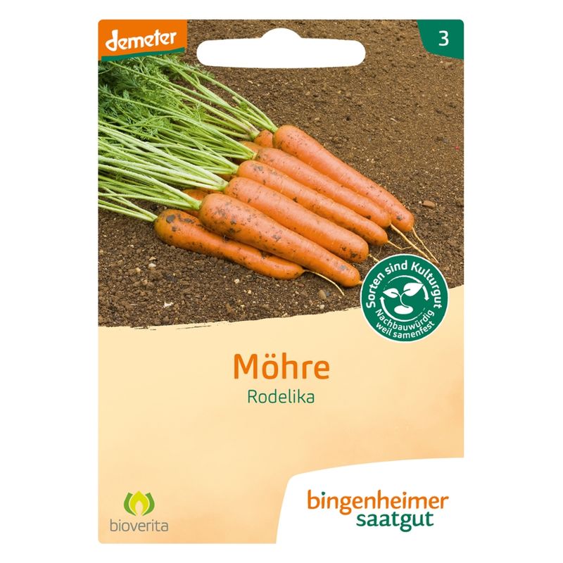 Bingenheimer Saatgut Rodelika - Möhre, kräftig-aromatisch (Saatgut) - Produktbild