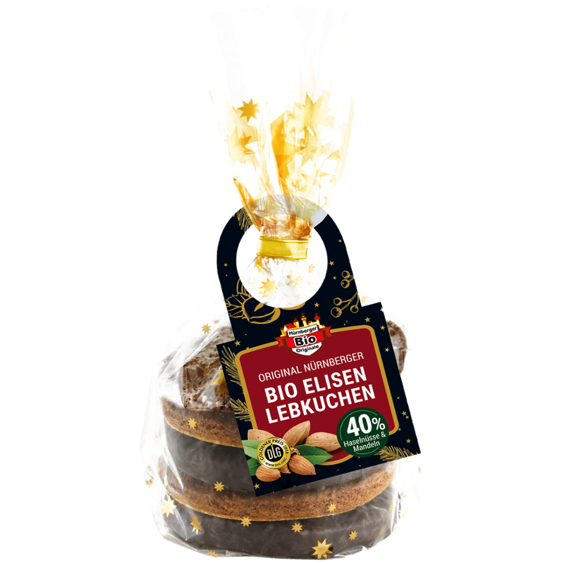 Nürnberger Bio Originale 5 Original Nürnberger Bio Elisen Lebkuchen, 3 fach sort. - Produktbild