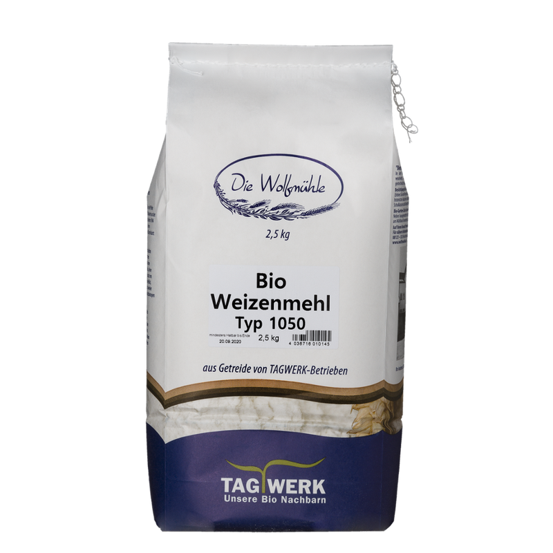 TAGWERK Weizenmehl 1050 Wolfmühle - Produktbild