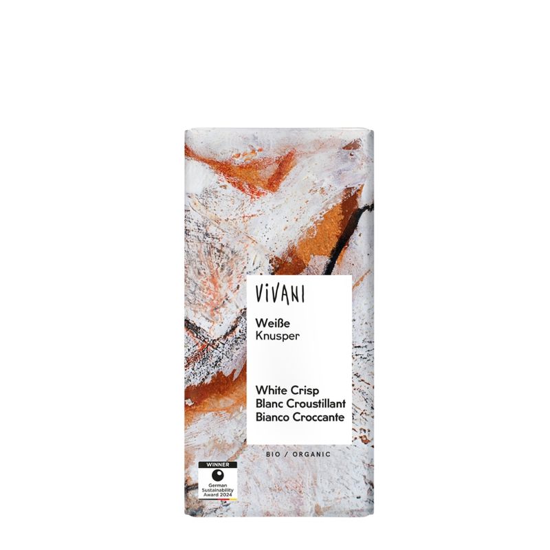 Vivani Weiße Knusper Schokolade - Produktbild