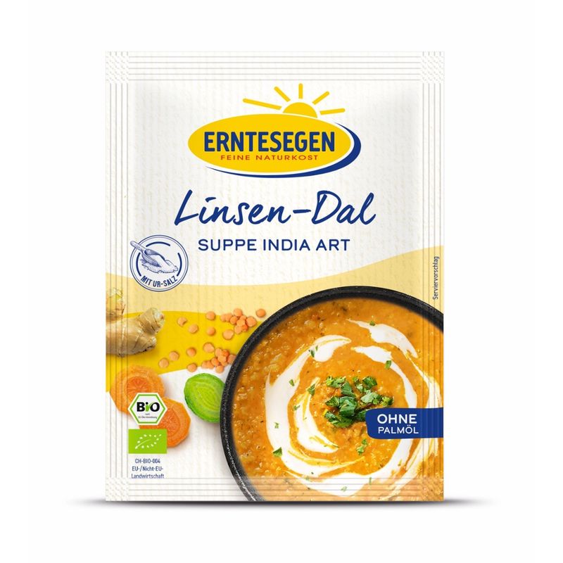 Erntesegen Linsen-Dal Suppe India Art Bio - Produktbild