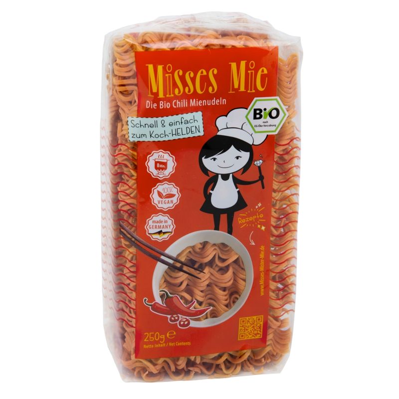 Misses & Mister Mie Misses Mie Bio Chili Mie-Nudeln - Produktbild