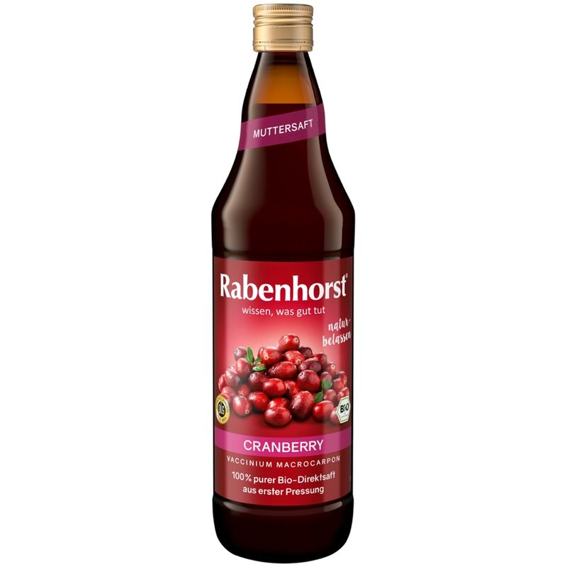 Rabenhorst Rabenhorst Cranberry Muttersaft BIO - Produktbild