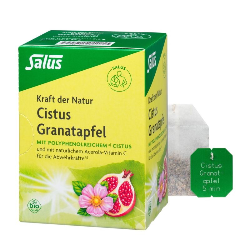 Salus® Salus® Kraft d Natur Cistus Granatapfel Kräutertee - Produktbild